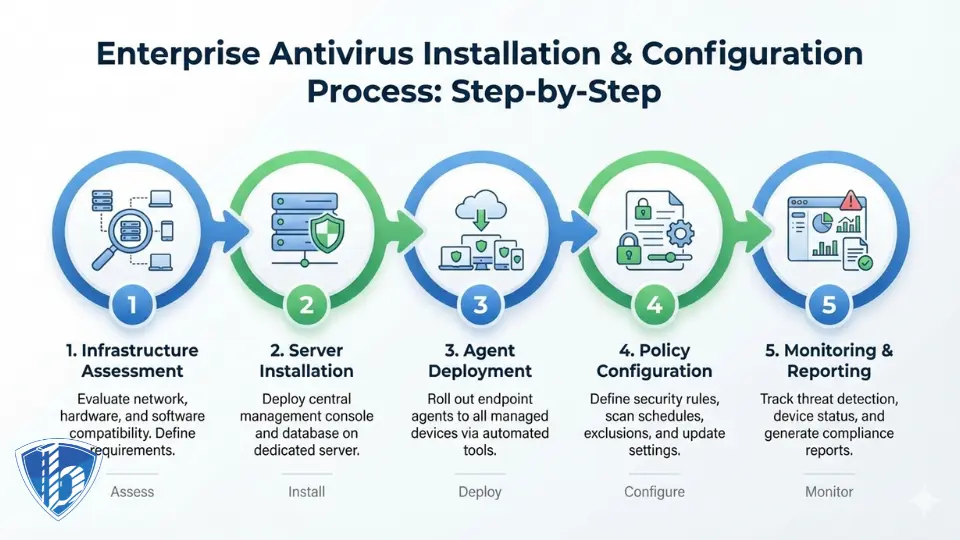 مراحل نصب سرور مدیریتی (در مورد ESET Protect)